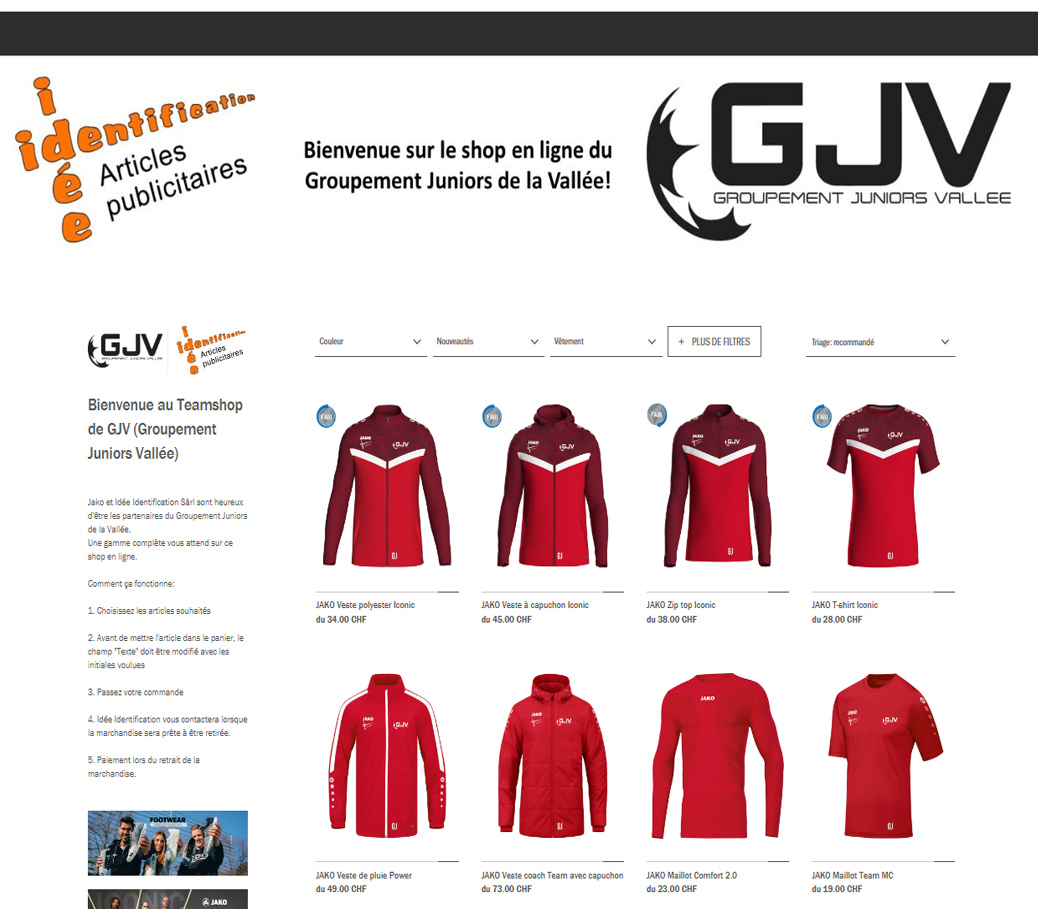 Shop du GJV