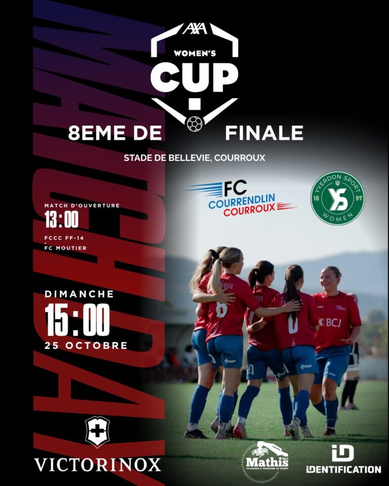 AXA Women&rsquo;s Cup – 1/8 de finale